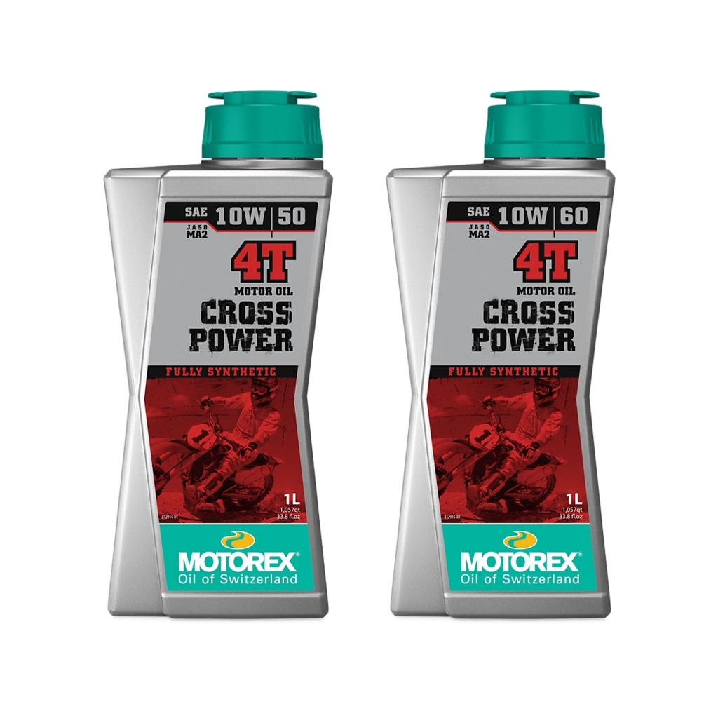 น้ำมันเครื่อง Motorex Cross Power 4T 10W50, 10W60