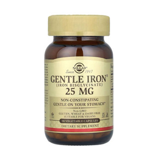 โซลการ์ Solgar Gentle Iron®, 25 mg, 90 Vegetable Capsules เส…