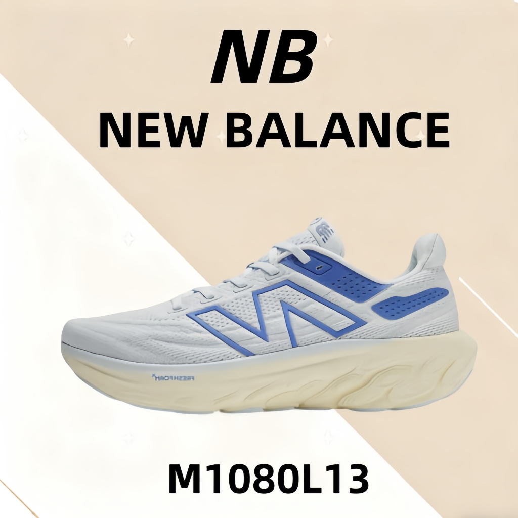 💗ของแท้รับประกัน100%💥 New Balance 1080v13  M1080L13 Outdoor commuting running casual shoes