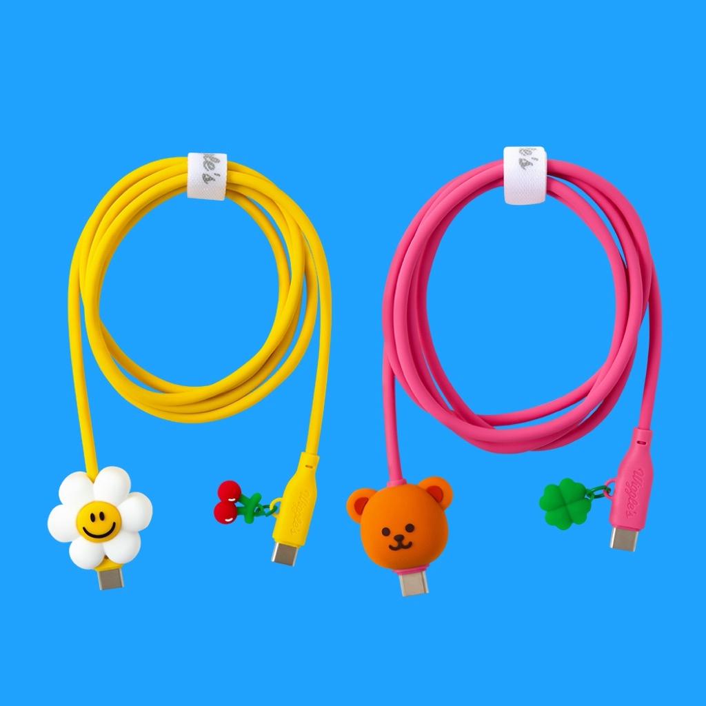 ❣️พร้อมส่ง❣️ [Wiggle wiggle] C to C สายชาร์จความเร็วสูง | Wiggle wiggle C to C Fast Charge Cable