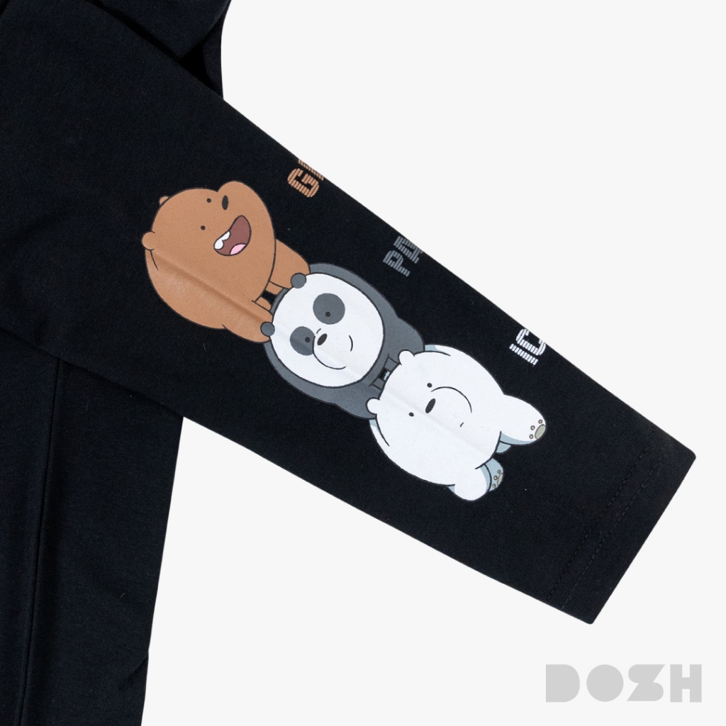 DOSH GIRL'S LEGGINGS WE BARE BEARS กางเกงเลกกิ้งเด็กหญิง 2สี (เทา-ดำ) FBBGL1000 (4-12) - รูปที่ 5