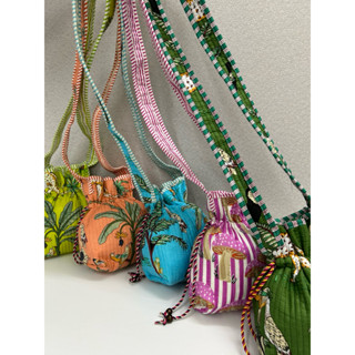 [พร้อมส่ง] กระเป๋าอินเดีย กระเป๋ารูด สะพายข้าง Indian Quilte…