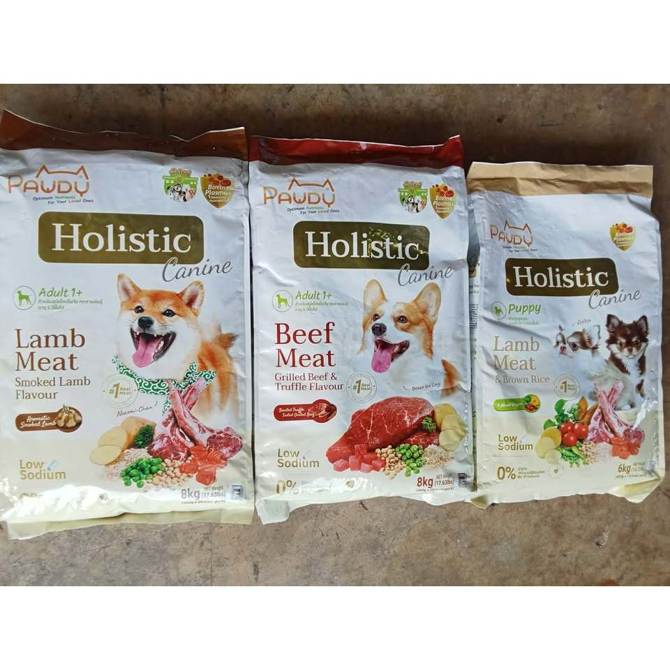 PAWDY HOLISTIC อาหารสุนัข แบ่งขาย ขนาด 400 กรัม(ถุงแบ่งโรงงาน)