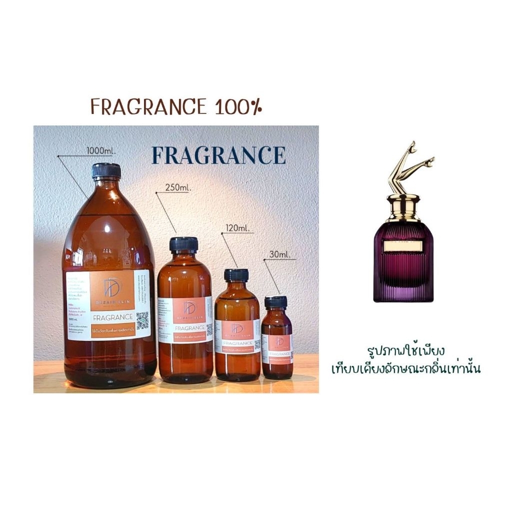 SCÁNTRA หัวเชื้อน้ำหอม100% กลิ่นเทียบเคียง