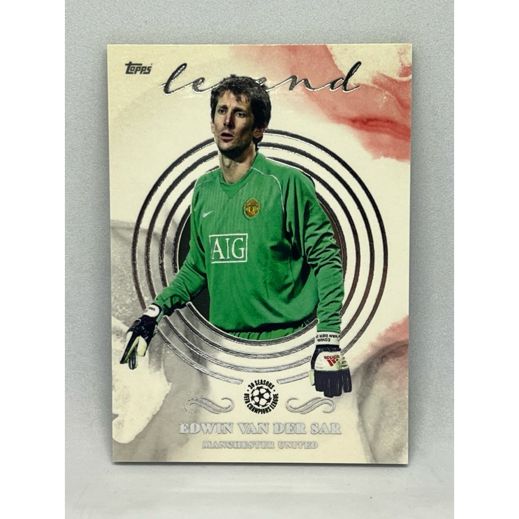 การ์ดฟุตบอล 2021-22 TOPPS UEFA CHAMPIONS LEAGUE PEARL Edwin Van Der Sar Base