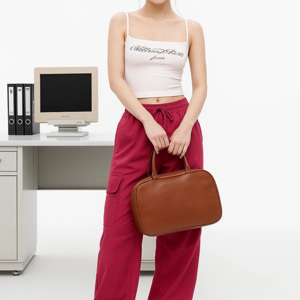 Pimry กางเกงคาร์โก้ ทรงฮิต งานมีกระเป๋าด้านข้าง ใส่คูลๆ รุ่น กางเกงคาร์โก้