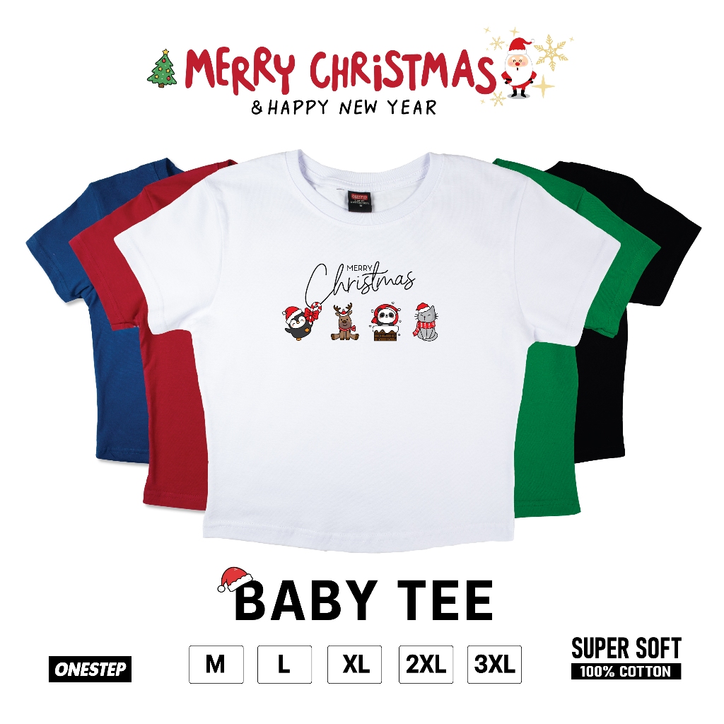 BABYTEE l ลาย "Merry Friends Parade" NO.288 ผ้า cotton แท้ 100% [Super Soft] อย่างดี หนานุ่ม ใส่สบาย ไม่ร้อน