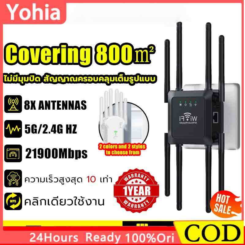เสาอากาศตัวดูดซับสัญญาณ wifi 2.4/5G ตัวขยายสัญญาณ Wifi, ตัวขยายสัญญาณ wifi ส่วนขยายช่วงทวนสัญญาณ wif