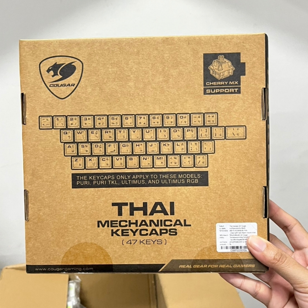 Cougar Thai Mechanical Keycaps 47 Key คีย์แคปไทย