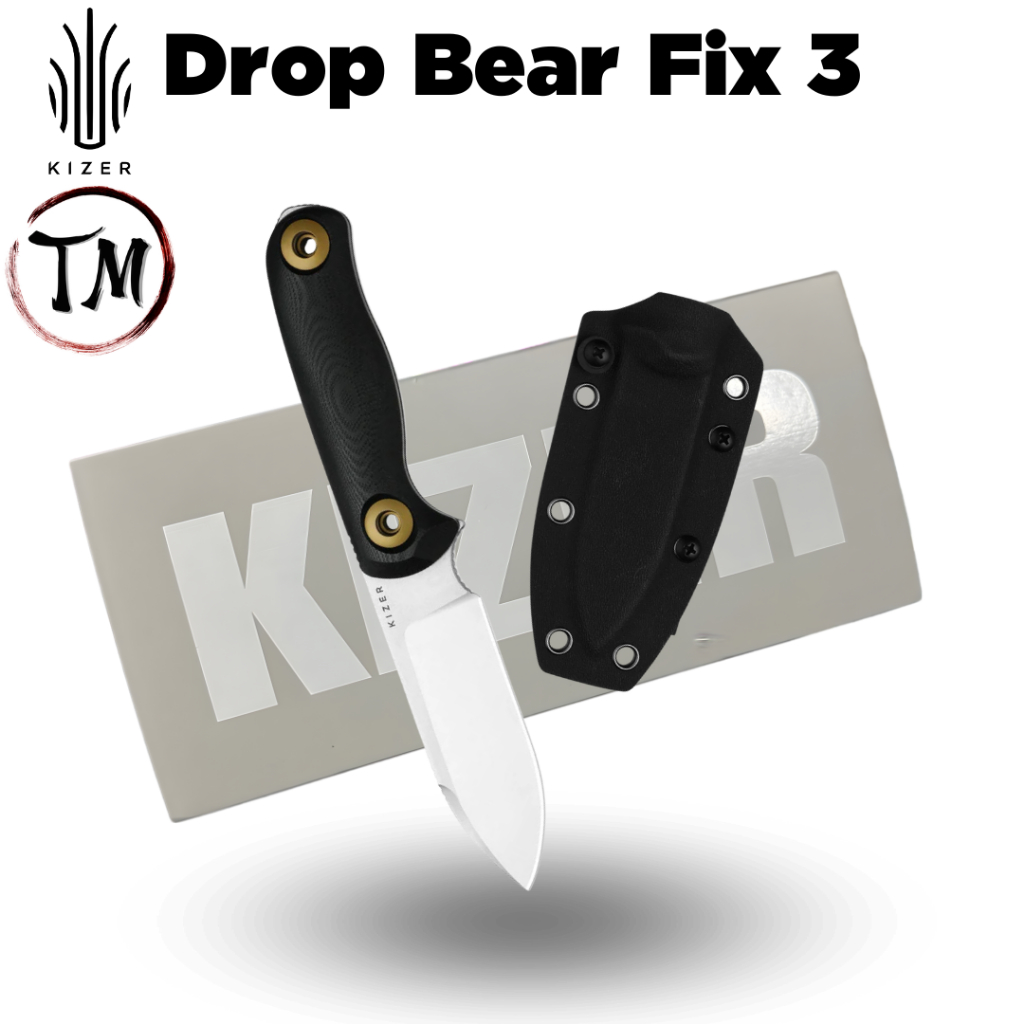 Kizer DropBear Fix3 1101A1 มีดคู่ใจสำหรับเดินป่า และตั้งแคมป์