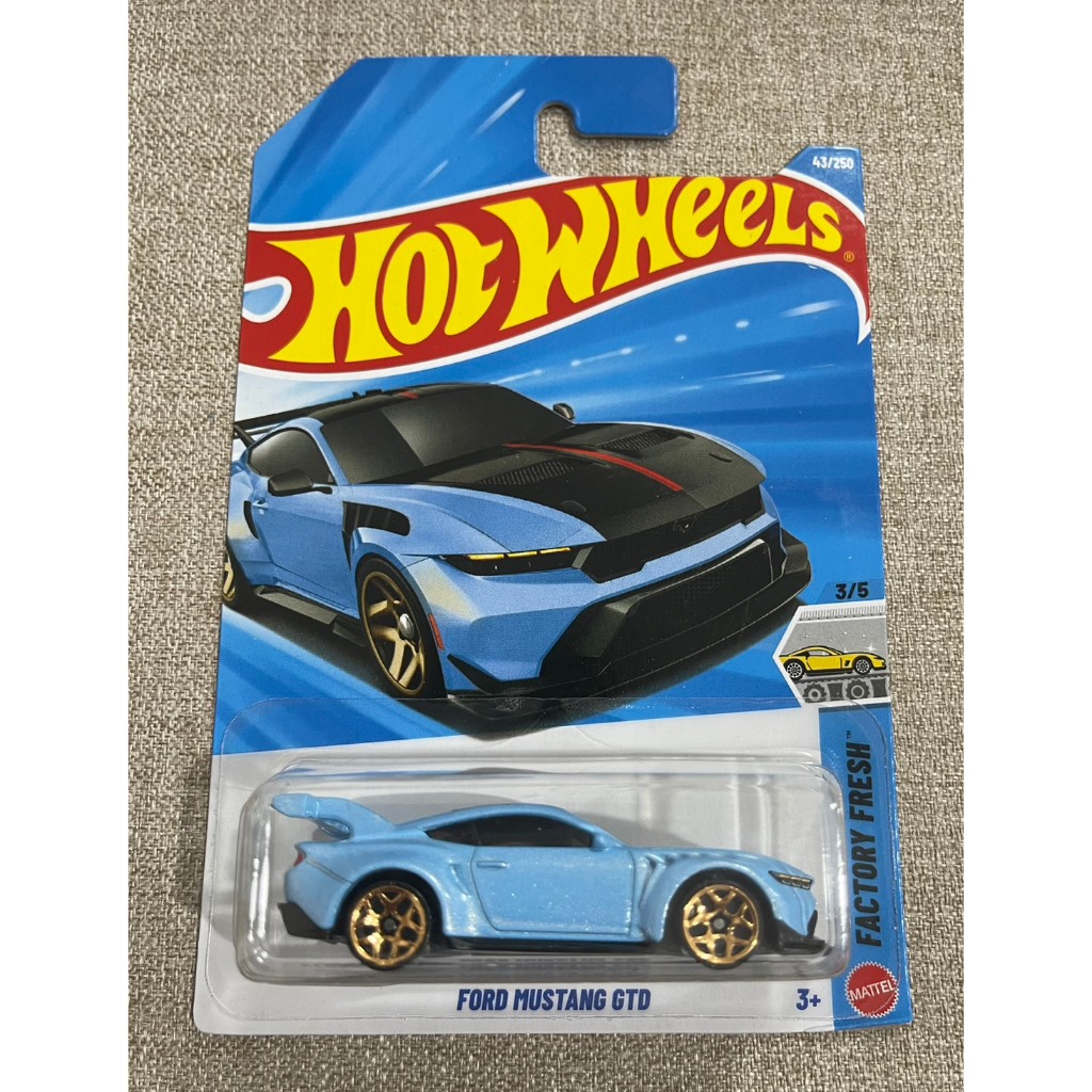 รถเหล็ก Hot Wheels Ford Mustang GTD