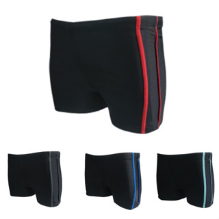 กางเกงว่ายน้ำ กางเกงว่ายน้ำขาสั้นผู้ชาย เนื้อผ้าดีมีซับในและ…