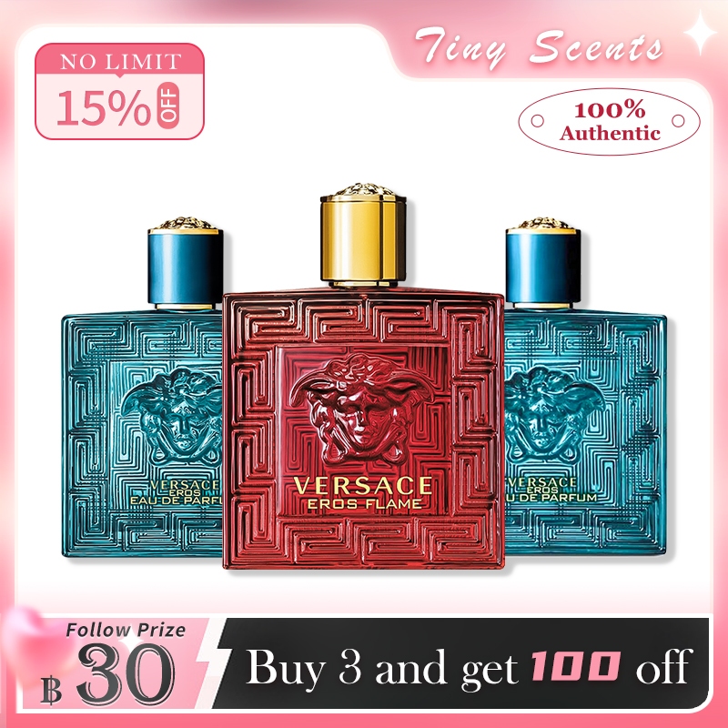 【🚛จัดส่งที่รวดเร็ว】Eros for men EDT/Eros Flame EDP/Eros Eau de Parfum EDP  2ml/5ml/10m น้ําหอมชาย น้
