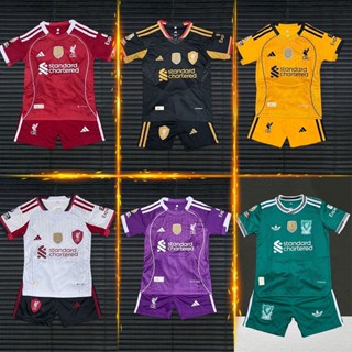 ชุดฟุตบอล เสื้อบอล เด็ก ได้ทั้งชุด(เสื้อ+กางเกง) แขนสั้น 202…