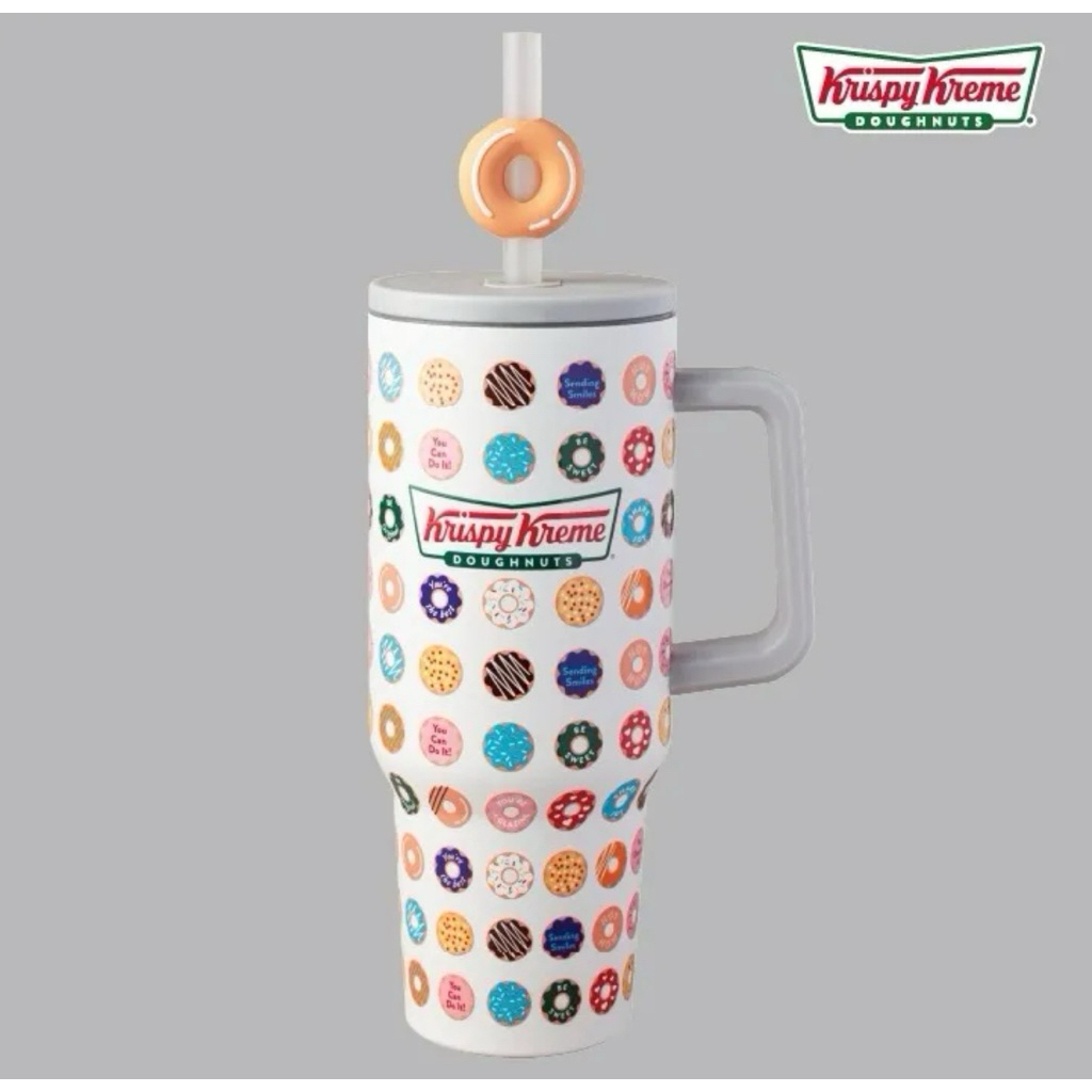 Krispy Kreme Cotton Candy Tumbler/Fancy Doughnut/Pink Sprinkle Tumbler 40 oz. /X’mas Tree /Merry&Bright Tumbler 22 oz.