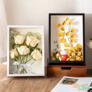 กรอบรูปอะคริลิคลึก DIY มีหลายขนาด ลึก 3 ซม.
