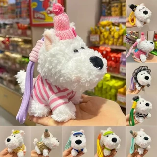 【จัดส่งจาก TH】พวงกุญแจตุ๊กตา จี้ตุ๊กตาสัตว์ ตุ๊กตาสัตว์น่ารัก