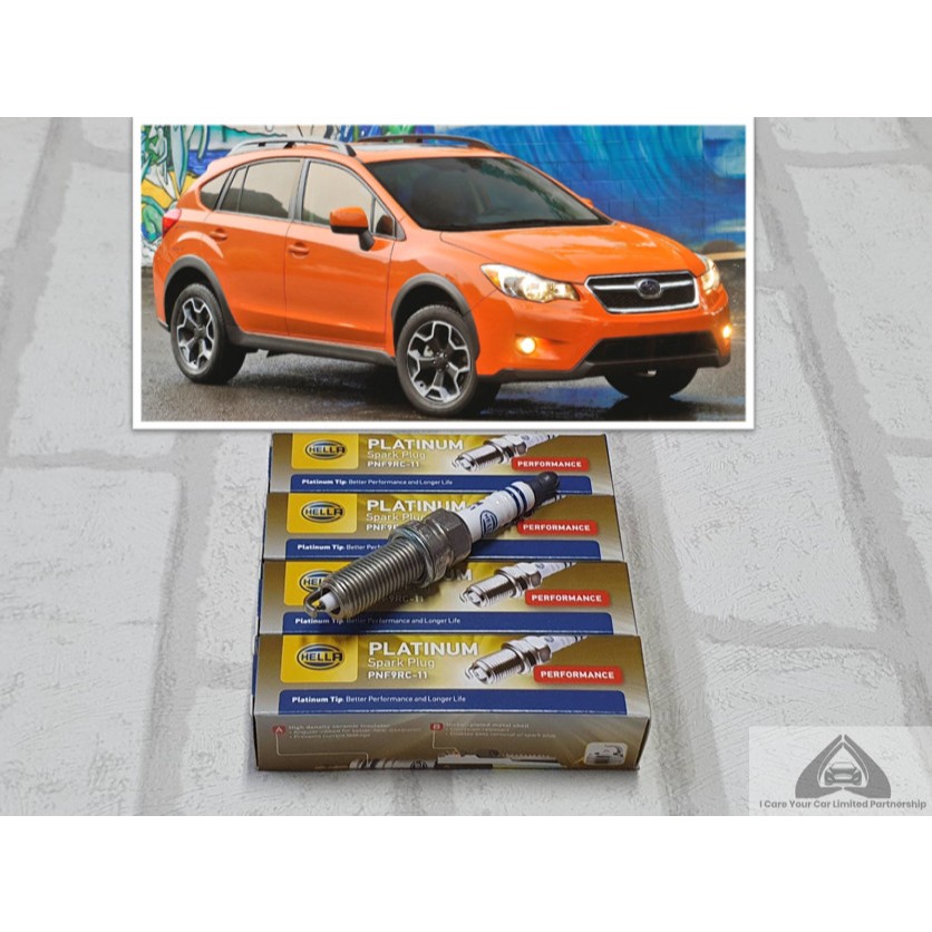 หัวเทียน แพลทตินัม Subaru XV GP / GT ( 2011 - 2021 ) จำนวน 4 หัว ระยะใช้งาน 60000 กม : Hella PNF9RC-