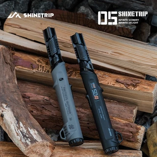 ShineTrip a566 a570 Torch ไฟฟู่ (ต้องเติมแก๊ส) หัวหมุนได้ 90 องศา ปรับความแรงได้ มีปุ่มเซฟตี้ล๊อค