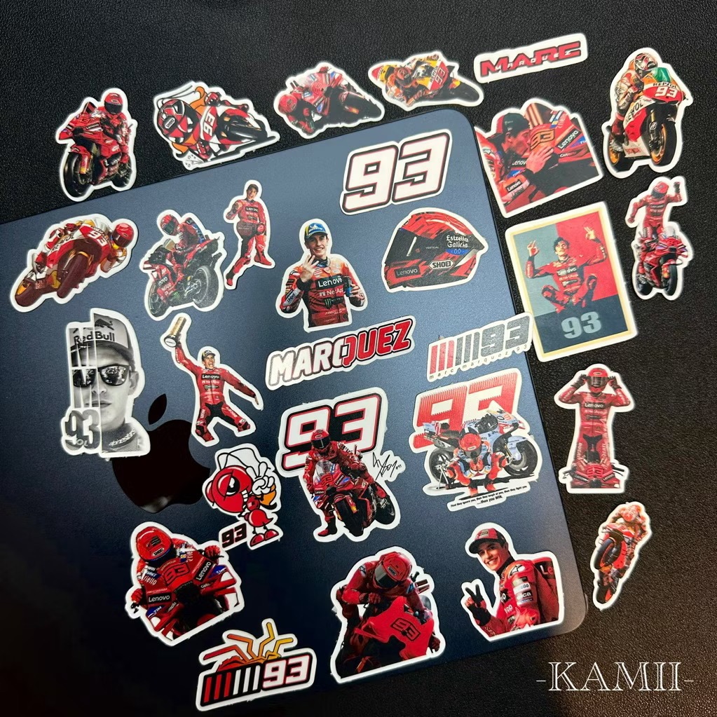 MotoGP - สติกเกอร์ MotoGP เคลือบกันน้ำ | สติกเกอร์ MotoGP