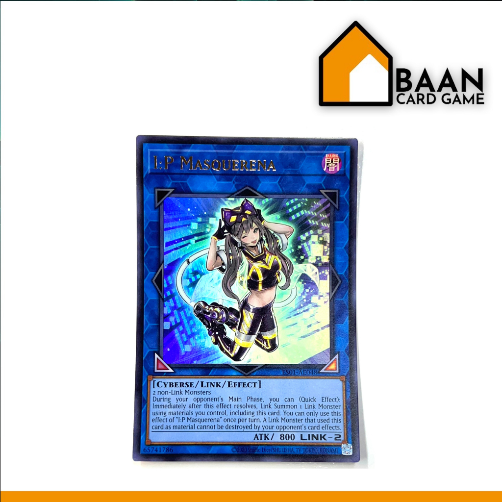 ES01-AE048 : I:P Masquerena [Ultra Rare] (Yu-Gi-Oh! Asia English) Official Card Game