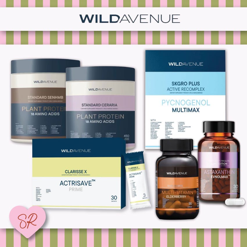 WILD AVENUE : ONE DAILY FORMULATE / SKGRO PLUS RECOMPLEX / ASIC ALWAYS MULTI-VITAMIN ELEDERBERRY