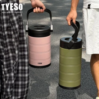tyesoแท้ ถ้งน้ำแข็ง ระติกเก็บความเย็นจุใหญ่5000-6600ml หิ้วสะดวก ใช้งานได้ทุกที่