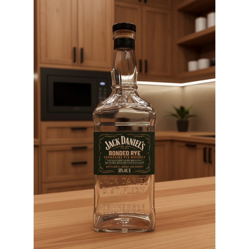ขวดเปล่า Jack Daniel's Bonded Rye  สำหรับนักสะสม/ตกแต่ง