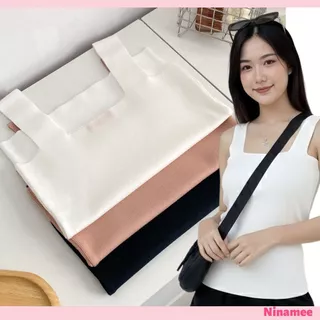 🍒Ninamee มาใหม่ เสื้อกล้ามคอเหลี่ยมรุ่นเต็มตัว อก28-40 นิ้ว เสื้อกล้ามไหมพรมคุณภาพดี เป็นทรง #NN43