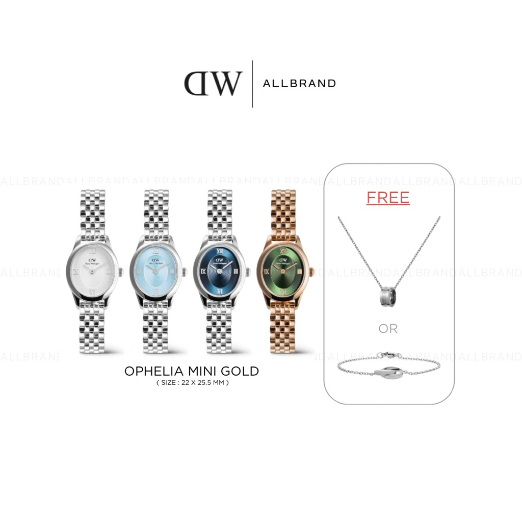 ( 1 FREE 1 ) นาฬิกา DW รุ่น OPHELIA MINI🩵