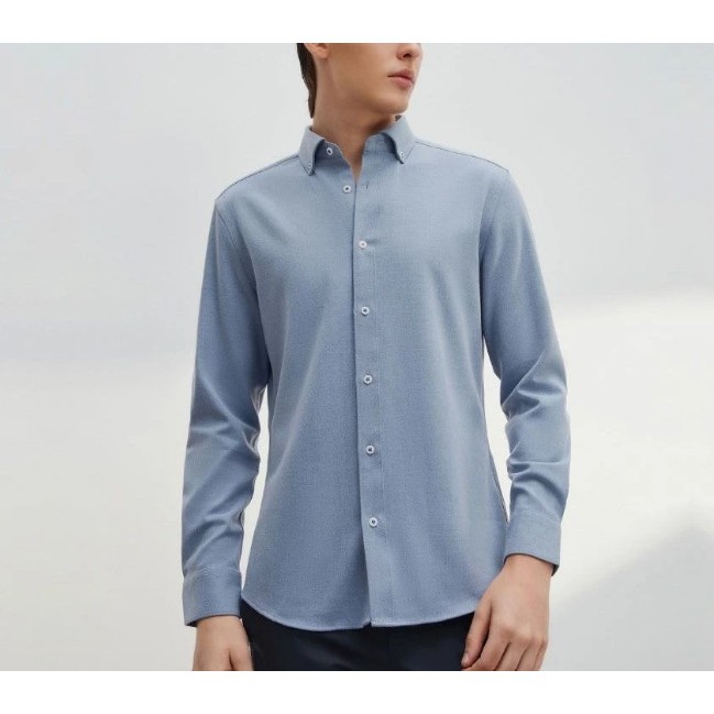 G2000 เสื้อเชิ้ตแขนยาวลำลองสำหรับผู้ชาย ทรง Smart Fit รุ่น 4612910272 BLUE ราคา ถูกที่สุด ดีลบีเคเค รูปภาพหลัก