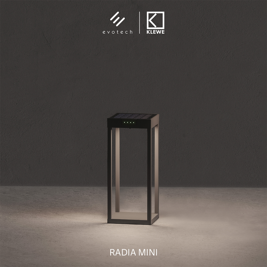 KLEWE รุ่น RADIA MAXI Solar Light โคมไฟโซล่าเซลล์ (โคมไฟพลังงานแสงอาทิตย์) ไฟแต่งสวน ไฟสนาม