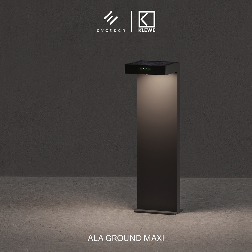 KLEWE รุ่น ALA GROUND MAXI Solar Light โคมไฟโซล่าเซลล์ (โคมไฟพลังงานแสงอาทิตย์) ไฟแต่งสวน ไฟสนาม