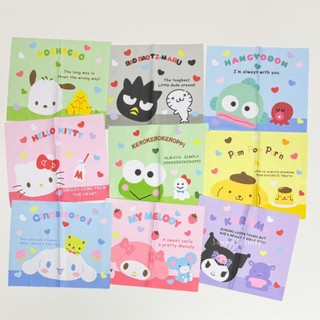 ผ้าเช็ดแว่น ผ้าเช็ดหน้าจอโทรศัพท์ ลายการ์ตูนน่ารัก
