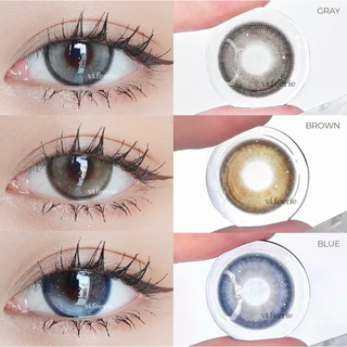 กาแล็กซี่เลนส์ เลนส์กากเพชรxเลนส์ฟิวเตอร์ ฟิวไอดอลสาวจีน By Luxzy Lens Trinity Brown ค่าสาตาปกติ-750