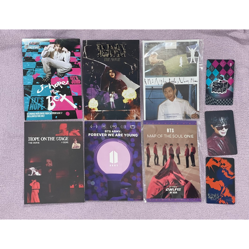 POSTCARD และ PHOTOCARD BTS the movie