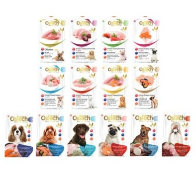 (ยกโหล) Ostech Pouch อาหารเปียกสำหรับสุนัข ขนาด 70 กรัม จำนวน 12ซอง. โปรดอ่านรายละเอียดก่อนสั่งซื้อ.