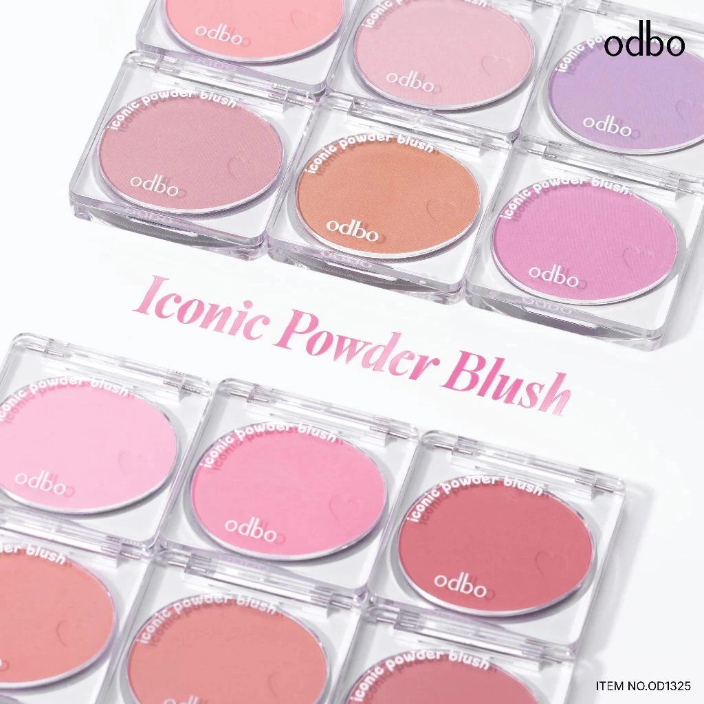 ODBO Iconic Powder Blush บลัชไอโคนิค เนื้อฝุ่น มีสีใหม่ thumbnail 5