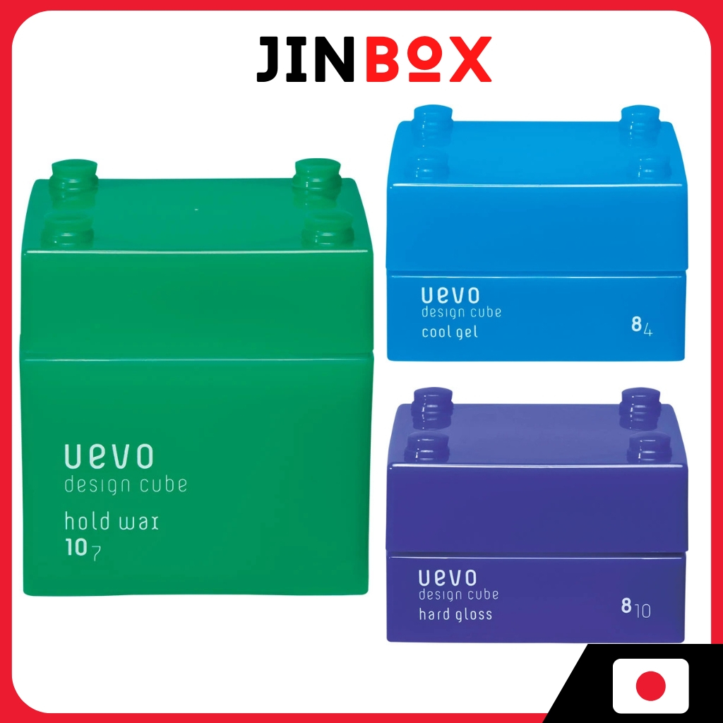 การจัดแต่งทรงผมชาย DEMI UEVO Design Cube Hair Wax 80g Men Hair Styling