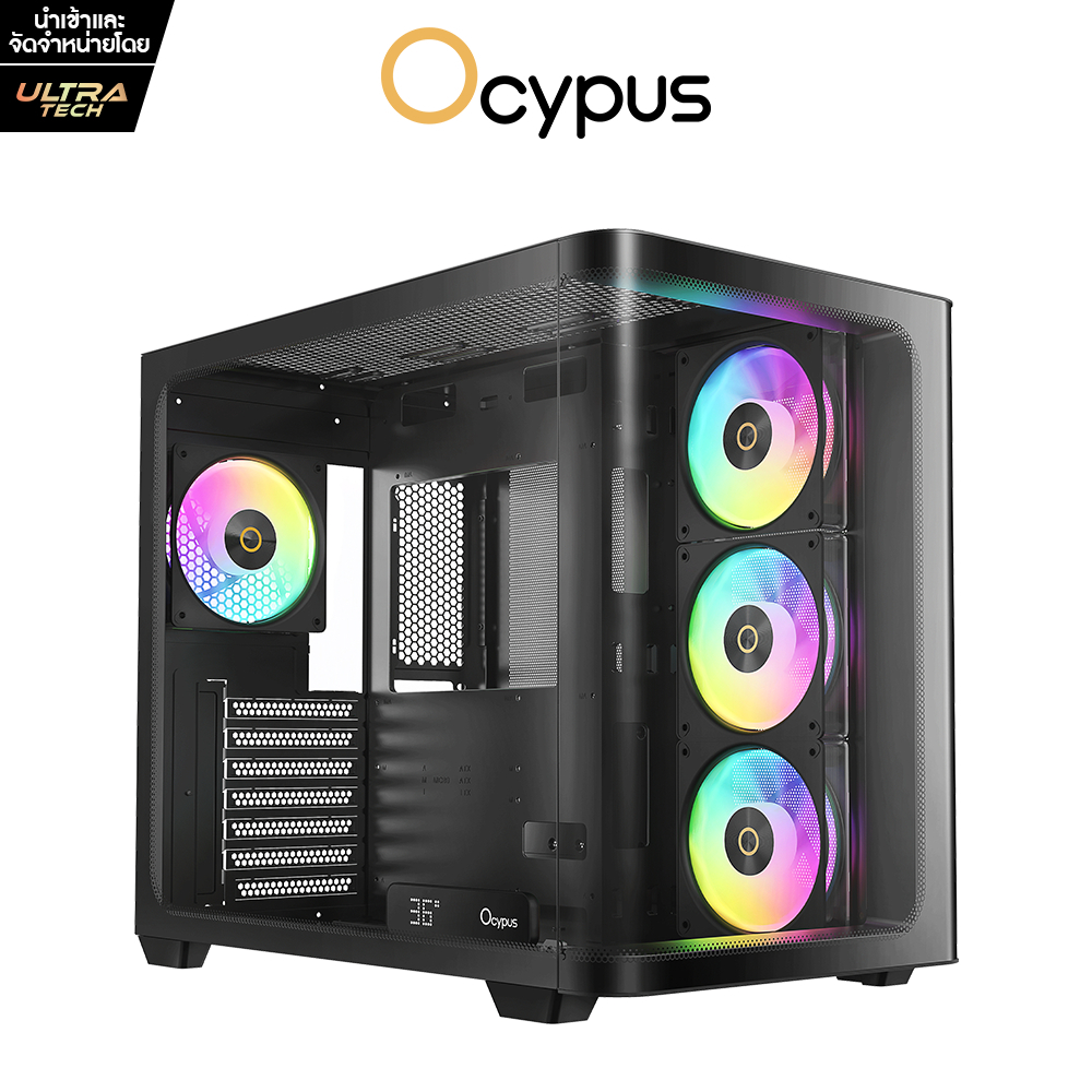 OCYPUS IOTA C70 CURVE BLACK ARGB (COMPUTER CASE / เคสคอมพิวเตอร์)