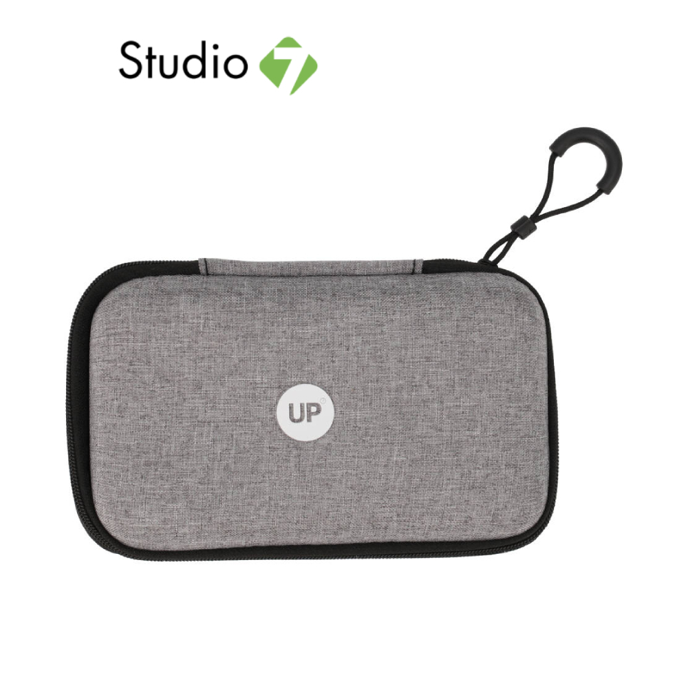 กระเป๋า UP7 Tech Pouch Ziper bag (17x10x4 cm.) Grey by Studio7