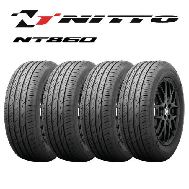 ส่งฟรี | ติดตั้งฟรี [NITTO] 195/55 R15 NT860 ปี 2025 – เกาะถนนดี เงียบ นุ่ม คุ้มค่าใช้งานทุกวัน
