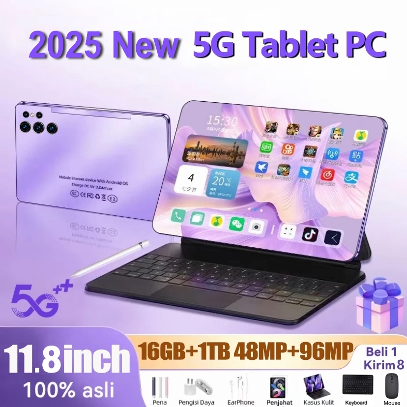 🔥ใหม่🔥 แท็บเล็ต 11.8นิ้ว Android [16GB RAM+1TB ROM] 12000mah DualSIM 5G LTE +WiFi 2.4/5G แท็บเล็ต คอมพิวเตอร์นัก COD