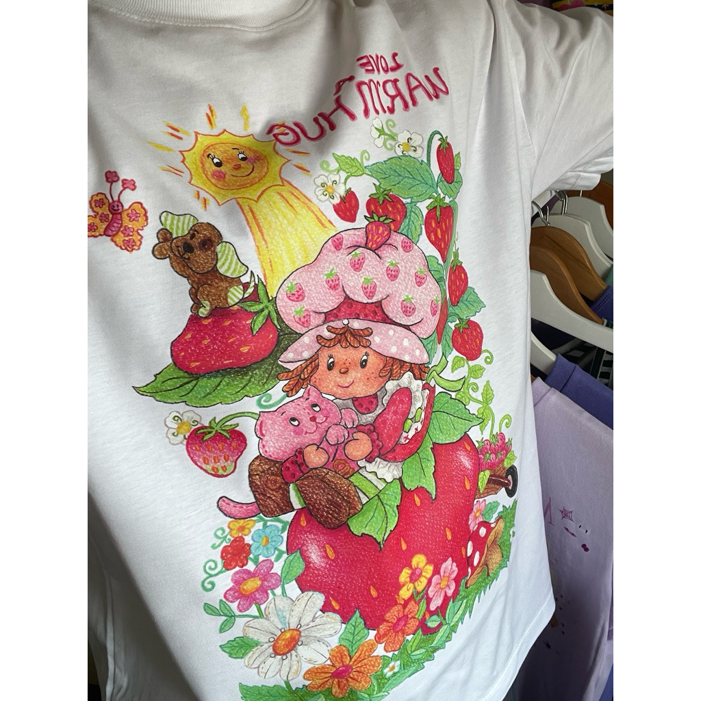(พร้อมส่ง!)สตรอเบอร์รี่ชีสเค้ก oversize tee by lockerdump🍓🍰