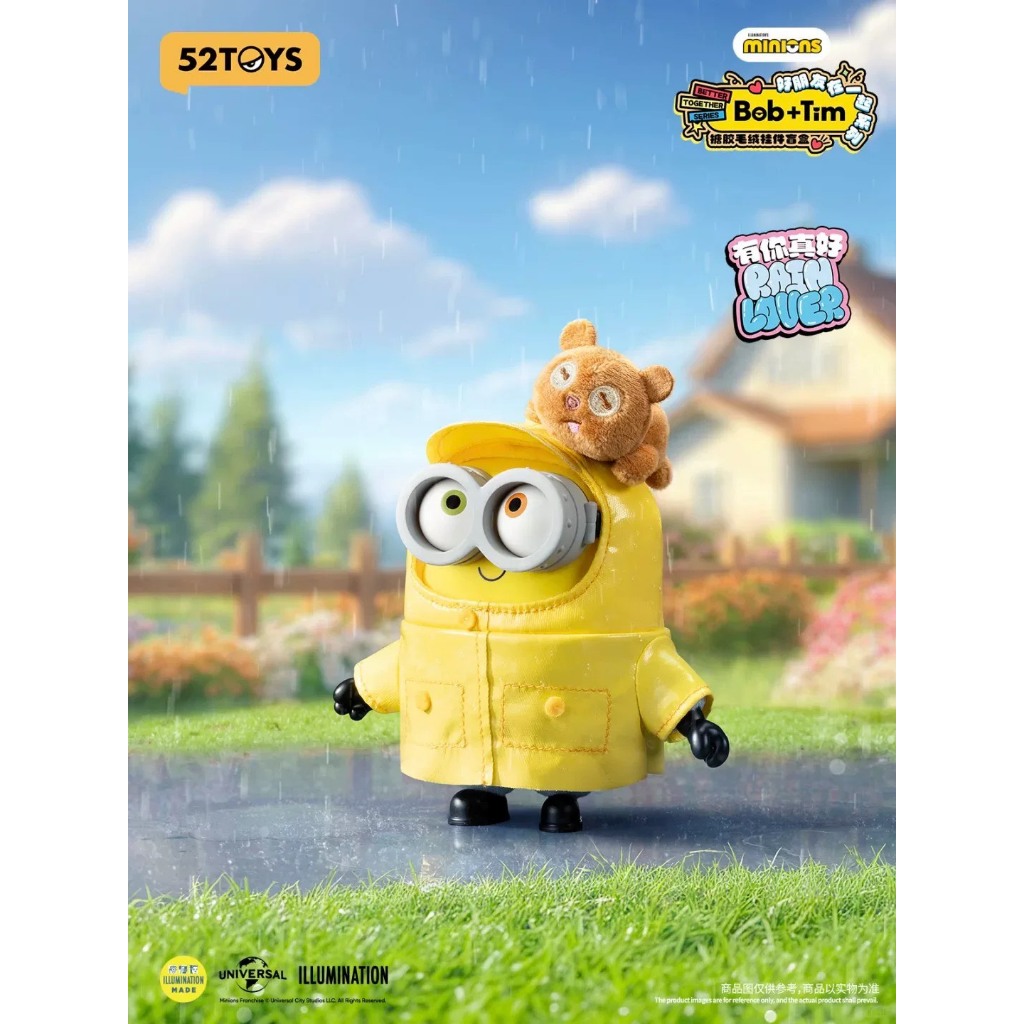 ⭐️จุ่ม(1 จุ่ม)⭐️ ส่งภายใน 24ชม🇹🇭 Minions Bob&Tim Better Together Series Keychain พวงกุญแจ - รูปที่ 3