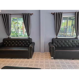 FRL พร้อมส่ง!! โซฟา 3 ที่นั่ง แขนก้นหอย แบบไฮโซ ตกแต่งร้านเส…