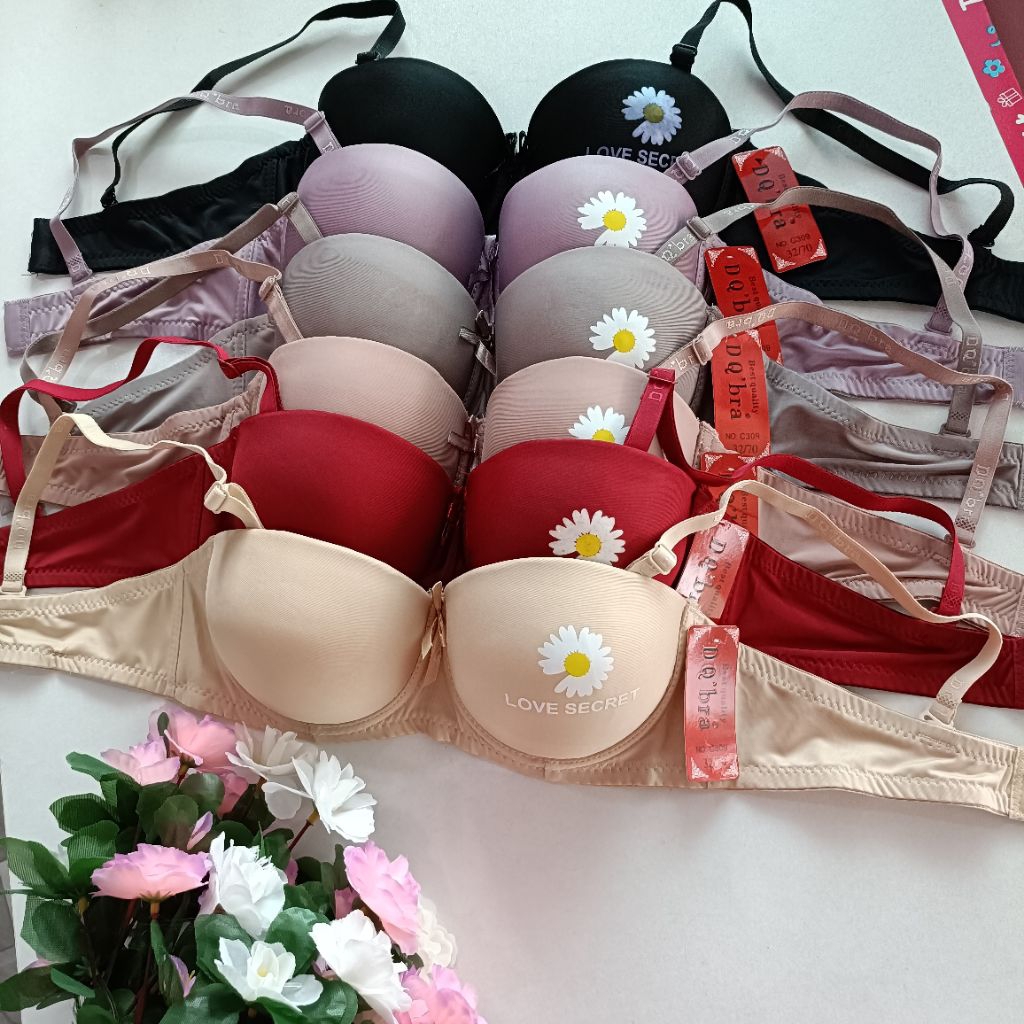 (C309)บรามีโครงดันทรง  ทรงครึ่งเต้า ฟองน้ำหนา 2.5 ซม.เต้าเล็กคัพA เต้าเล็กอกเล็กมากมาก