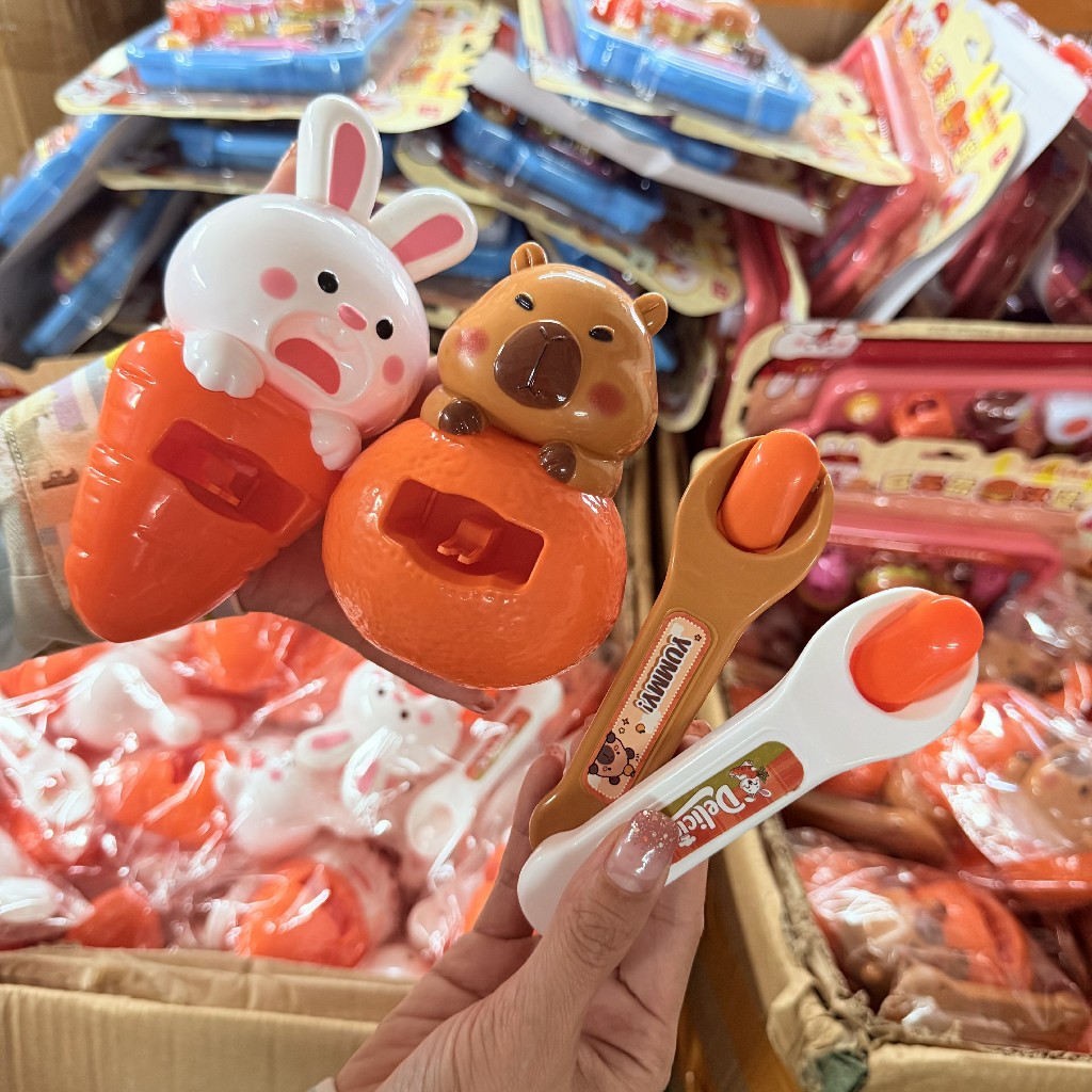 🐰ของเล่นป้อนอาหารลายกระต่าย ป้อนง่าย ตัวใหญ่ ของขวัญวันเกิด ของเล่นสำหรับเด็กผู้หญิงผู้ช่าย ของเล่นน่ารัก เสริมพัฒนาการ🐰 - รูปที่ 5