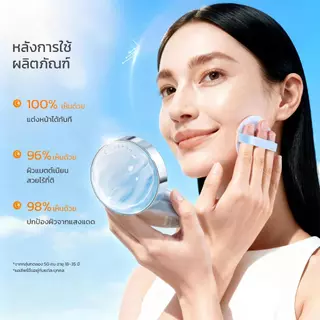 GMEELAN GLABRIDIN SUN CUSHION คุชชั่นกันแดด แต่งนน้ําแบบ2-in-1เร็ว'เรียบเนียน คุชชั่นกันแดด ติดหนนาน12'ช้ําโมSPF50PA++++