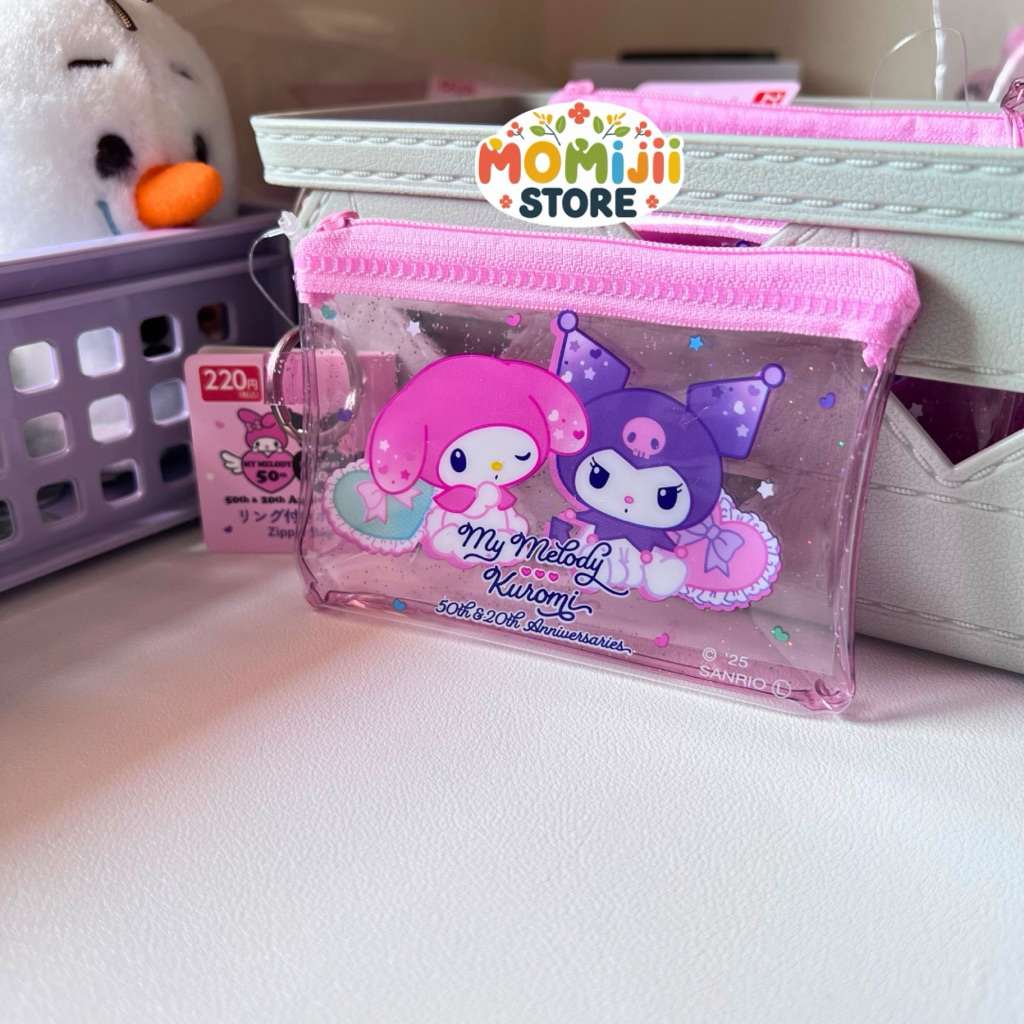 ของแท้/มีส่งด่วน🍓กระเป๋าsanrio มายเมคุโรมิ ใส่เหรียญ ใส่บัตร
